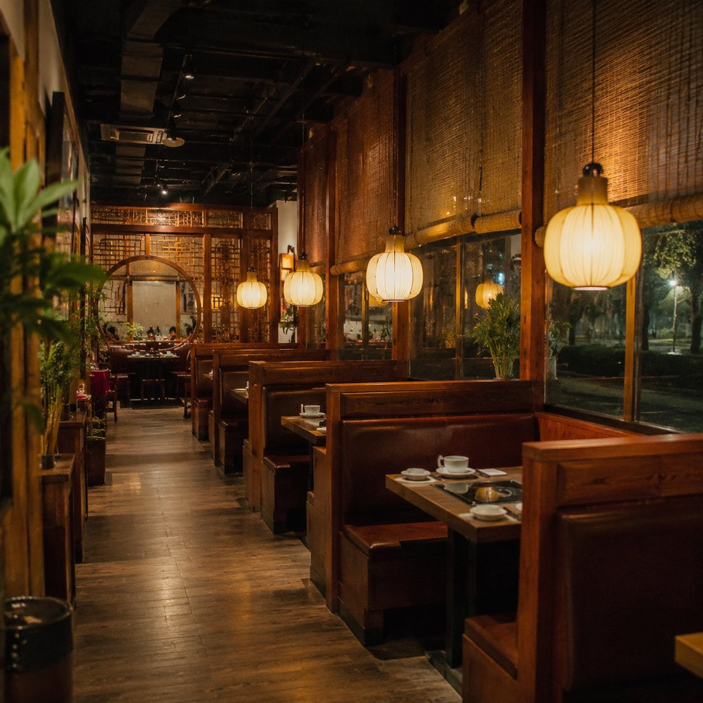 娄底经开区餐厅灯光场景